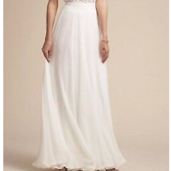 NEW $220 BHLDN Hamptons Skirt Bridal by Jenny Yoo Z403-1 - Picture 1 of 5